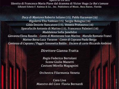 PISA: RIGOLETTO 15-16 OTTOBRE 2016
