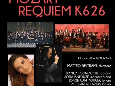 TEATRO COCCIA DI NOVARA: MOZART – REQUIEM K626  5 aprile 2018